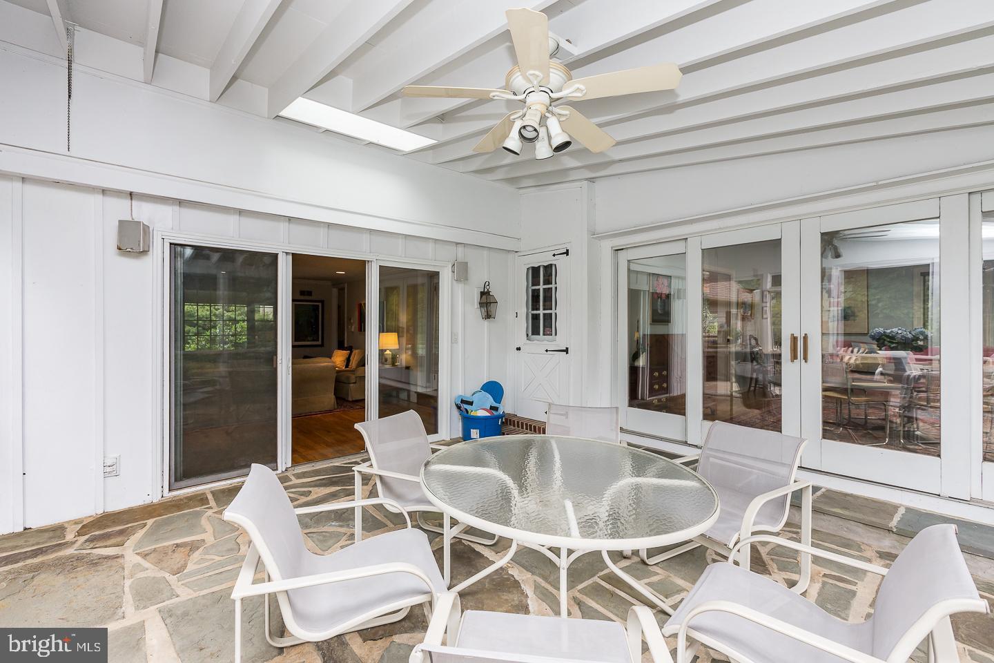 1279 Argyle Road Berwyn, PA 19312 - Photo 30 of 73 Porch with views of the sun room and family room