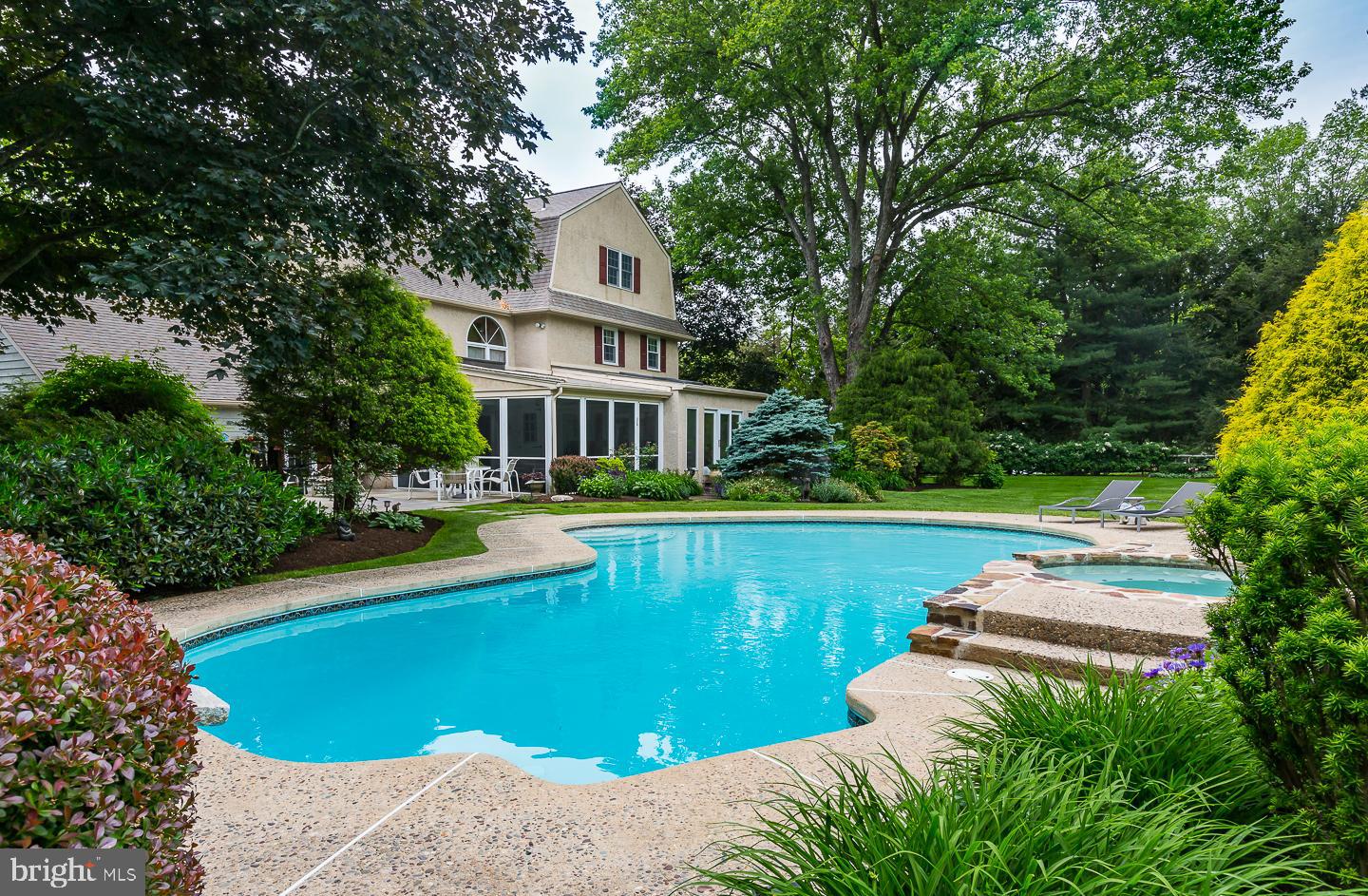 1279 Argyle Road Berwyn, PA 19312 - Photo 4 of 73 Fabulous pool and hot tub