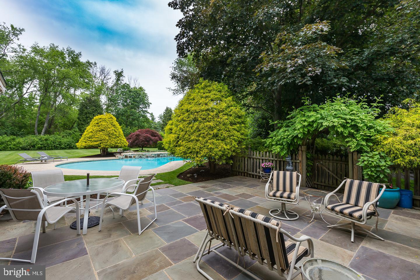 1279 Argyle Road Berwyn, PA 19312 - Photo 32 of 73 Patio with views of the pool