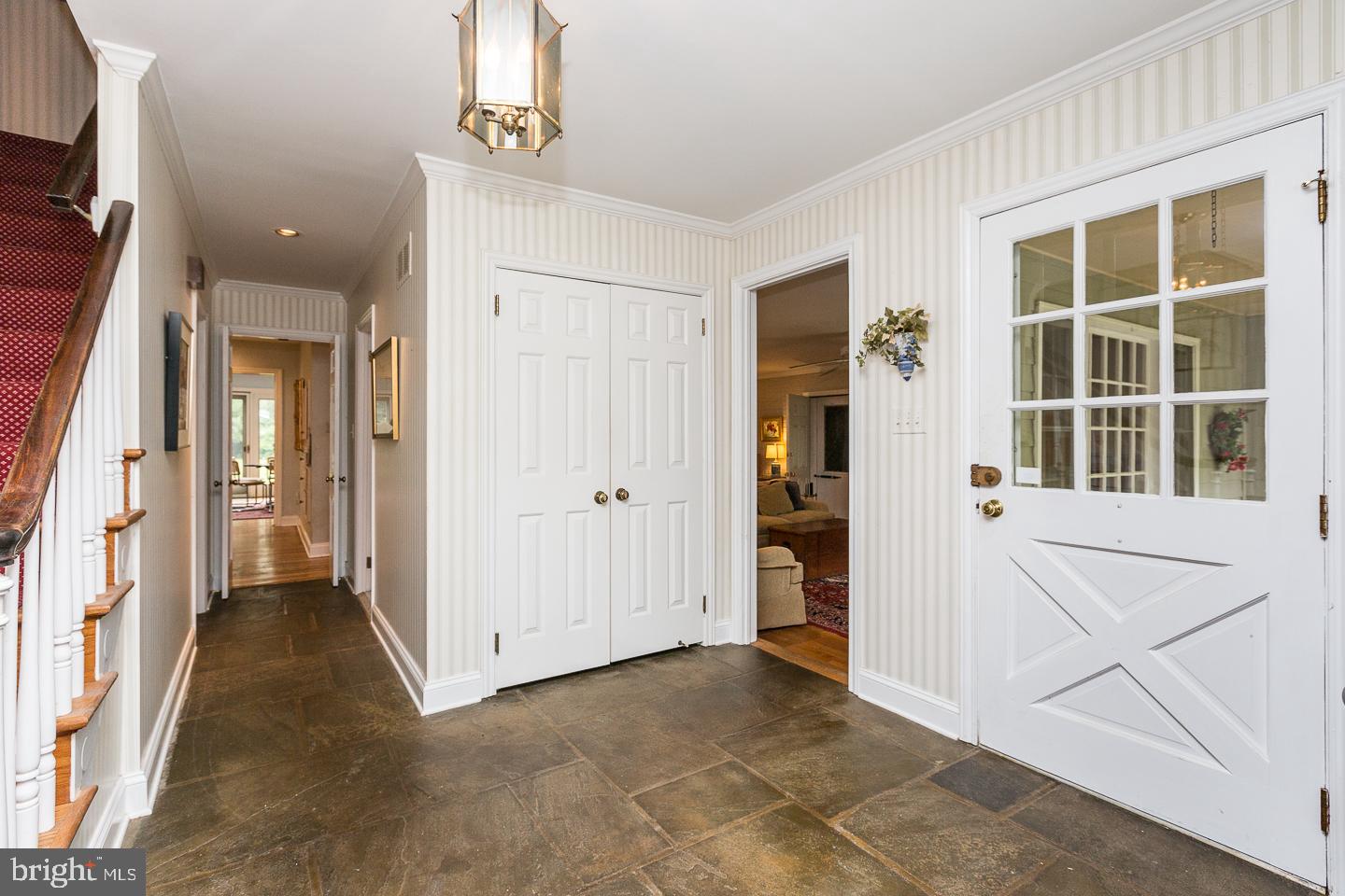 1279 Argyle Road Berwyn, PA 19312 - Photo 7 of 73 The front entrance with slate flooring