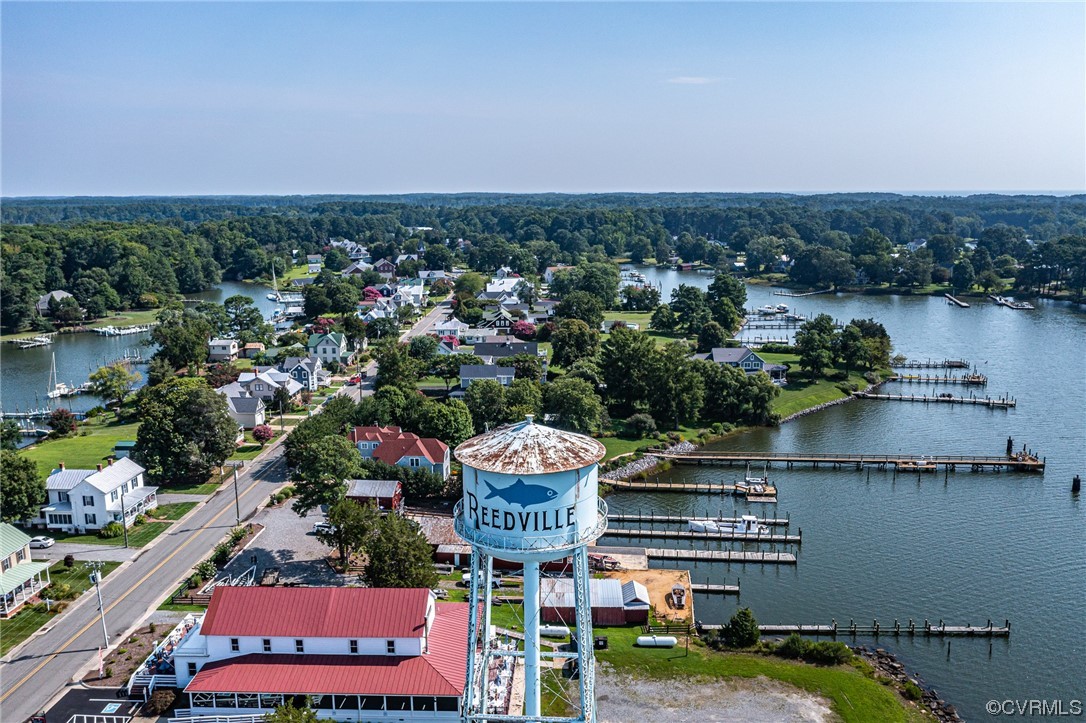616 Main Street Reedville, VA 22539 - Photo 30 of 30 an aerial view of a house with lake view