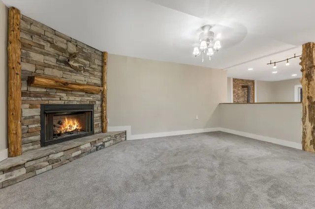 a view of a basketball court