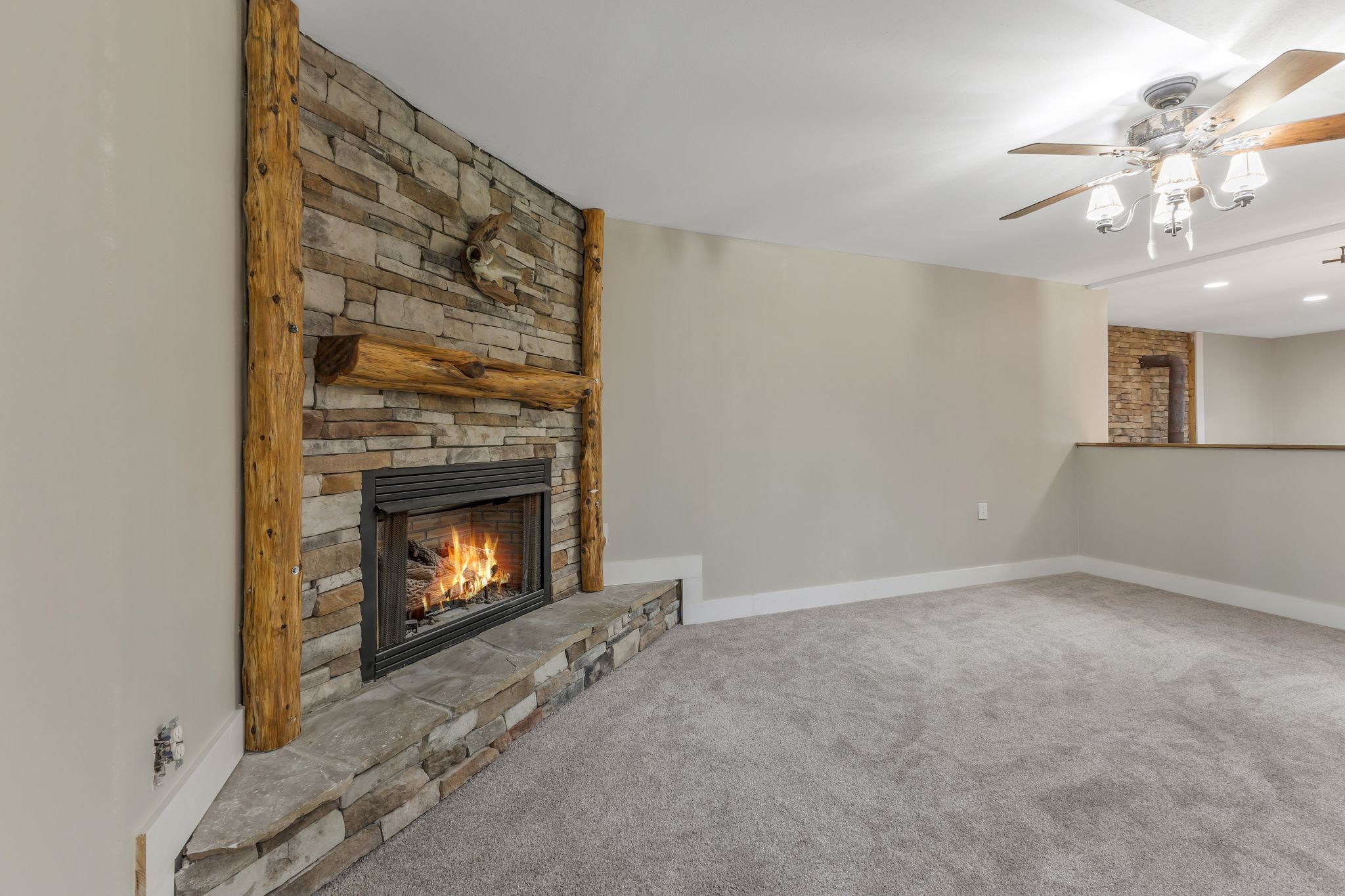1745 Ennis Branch Road McEwen, TN 37101 - Photo 41 of 85 a view of an empty room with a fireplace