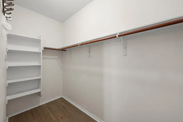 a view of a room with shelf
