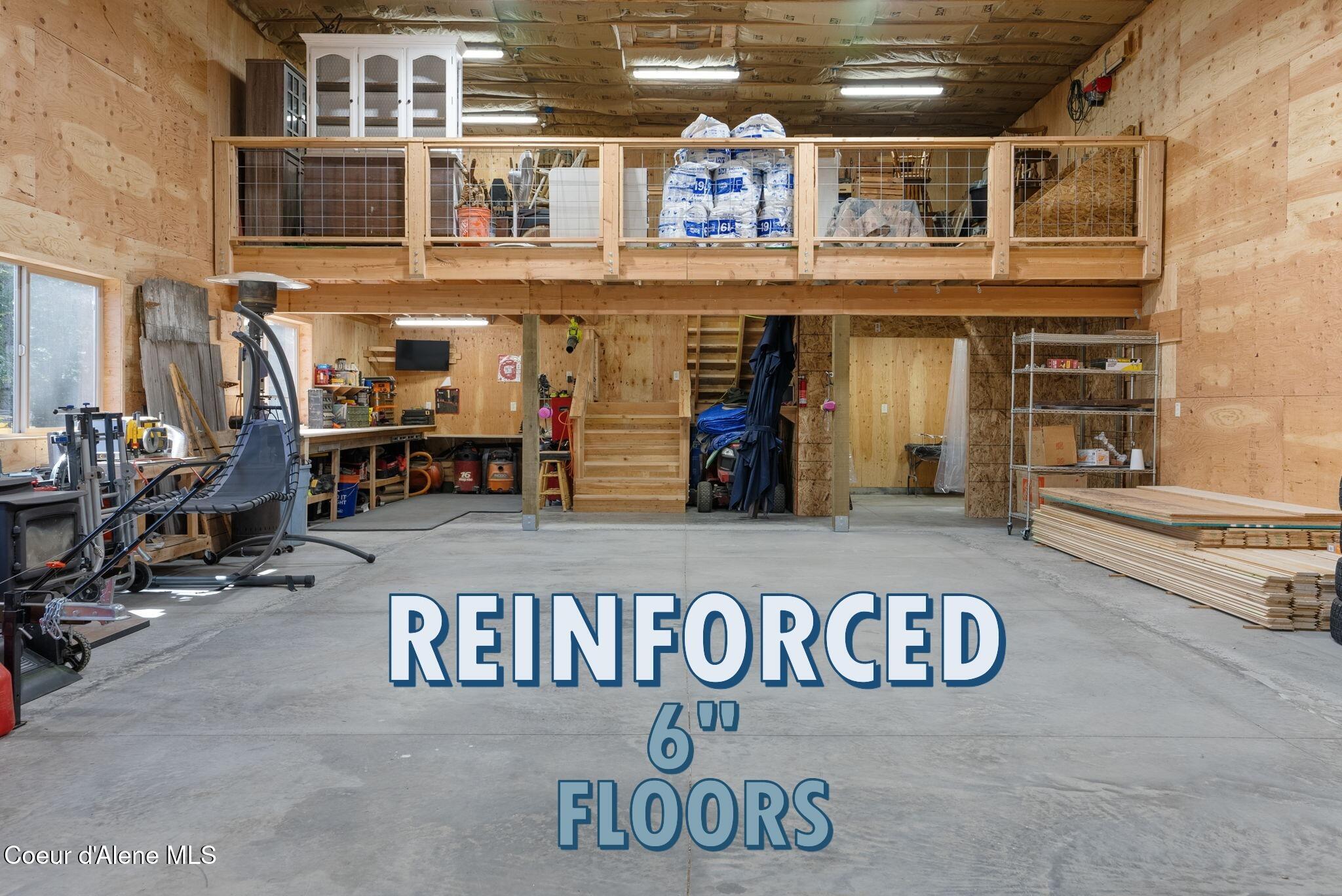 17378 North Freddi Road Rathdrum, ID 83858 - Photo 62 of 93 Shop Floor Concrete