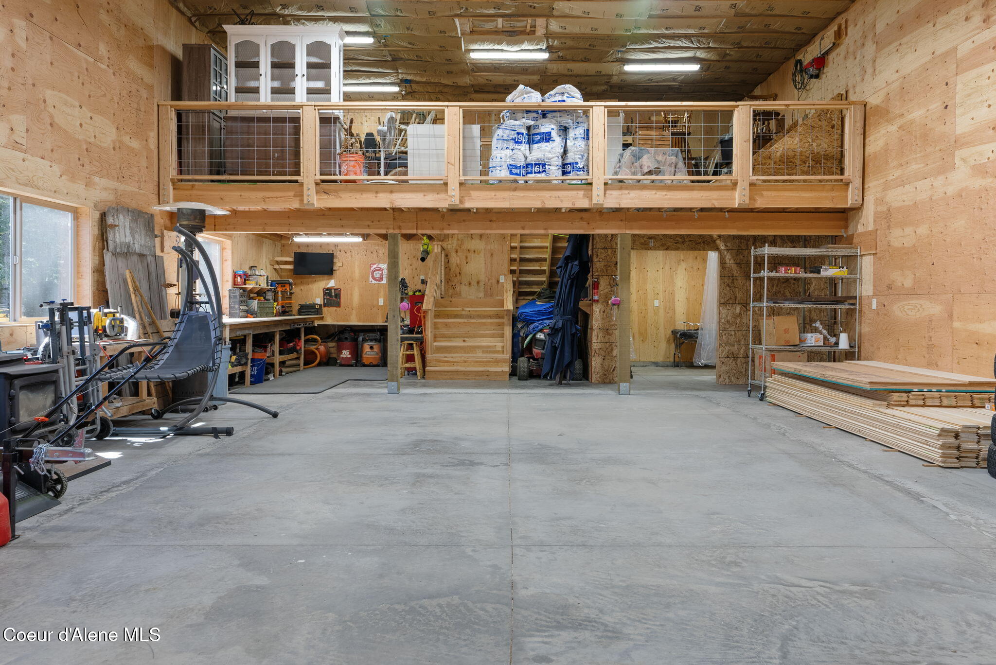 17378 North Freddi Road Rathdrum, ID 83858 - Photo 66 of 93 Loft Area with 2X12 floor joists