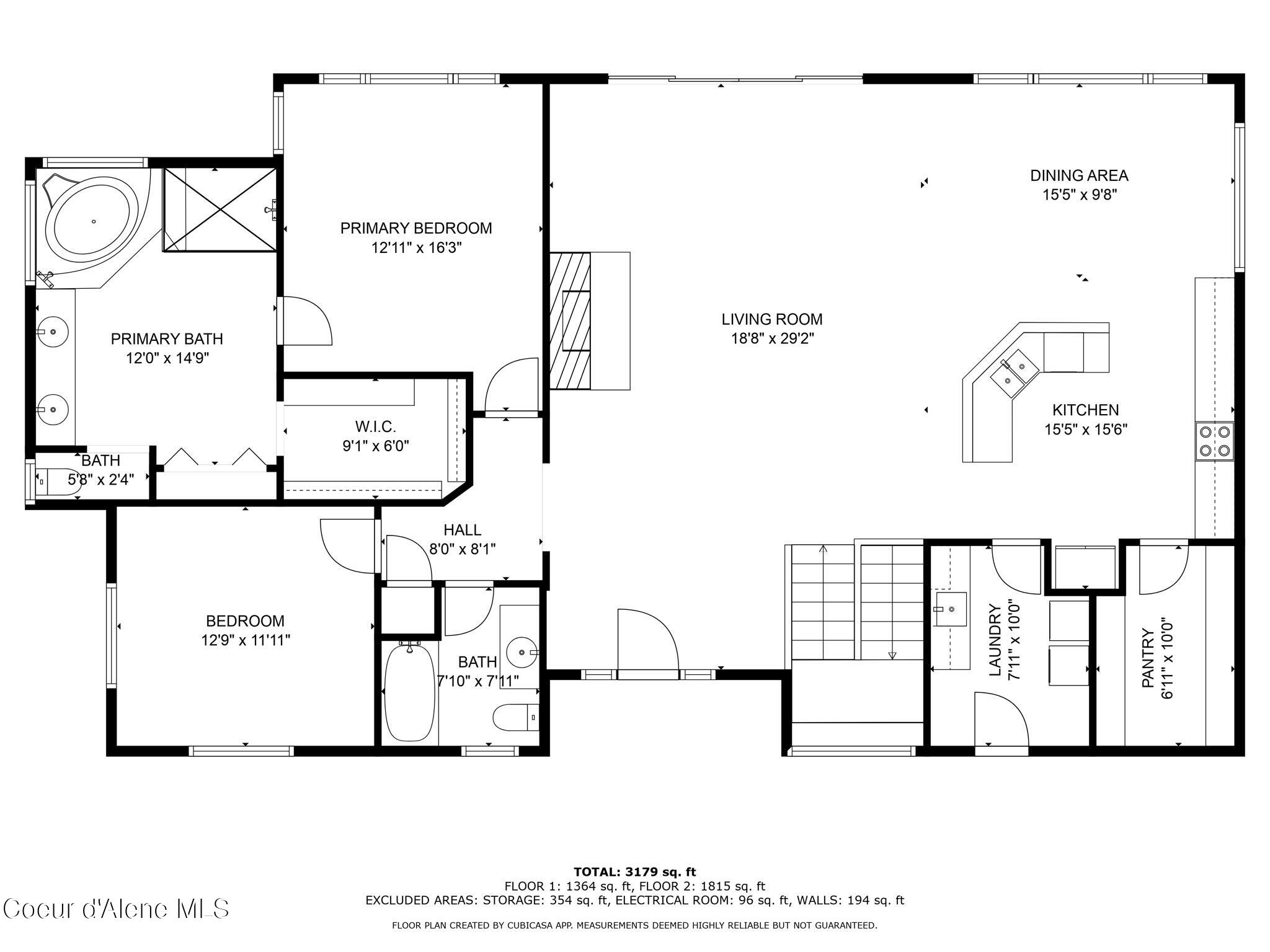 17378 North Freddi Road Rathdrum, ID 83858 - Photo 91 of 93 Floorplan 1