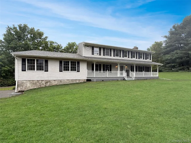 a house view with a garden space