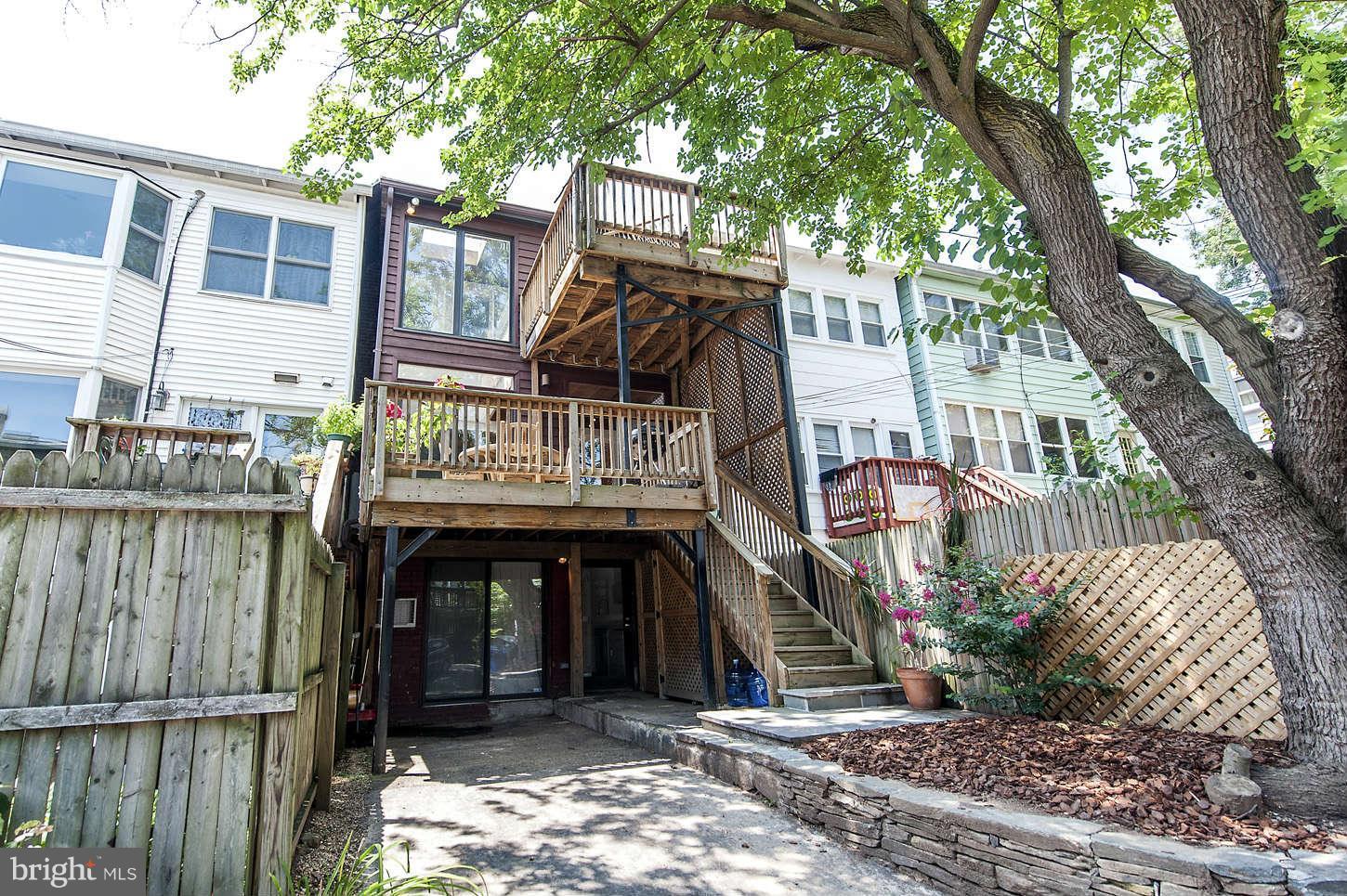 2413 Tunlaw Road Northwest Washington, DC 20007 - Photo 29 of 30 Exterior Rear