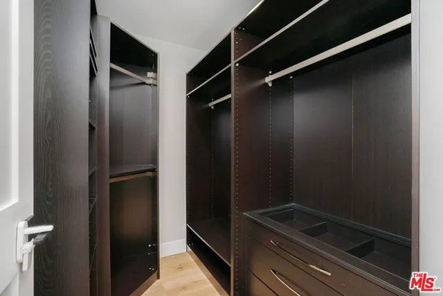 a close view of closet