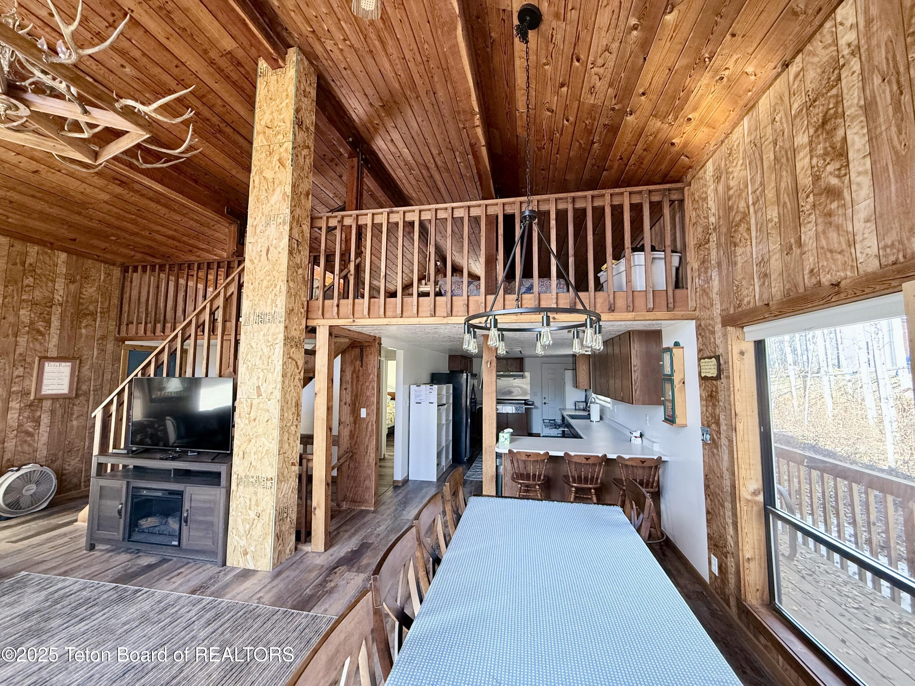 161 Vista W Drive Star Valley Ranch, WY 83127 - Photo 4 of 18 Living Stairs