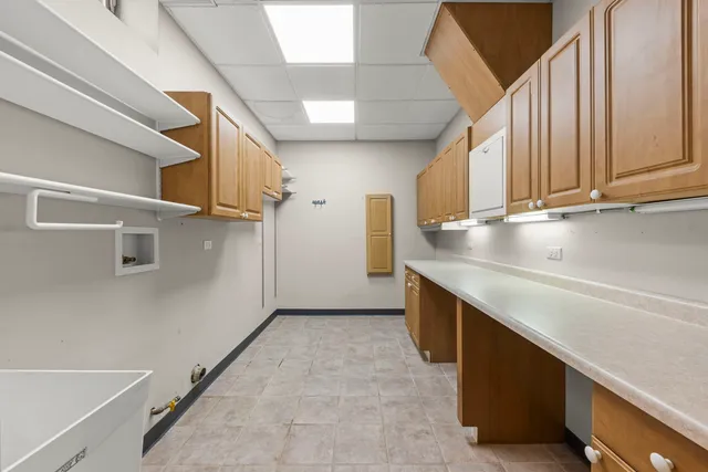 a view of a kitchen with utility room