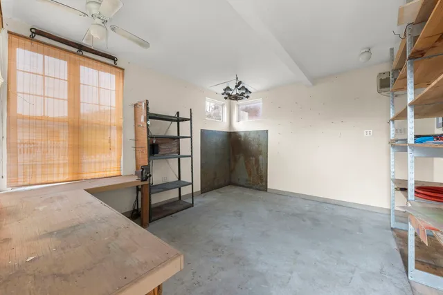 a view of a large window with an outdoor space