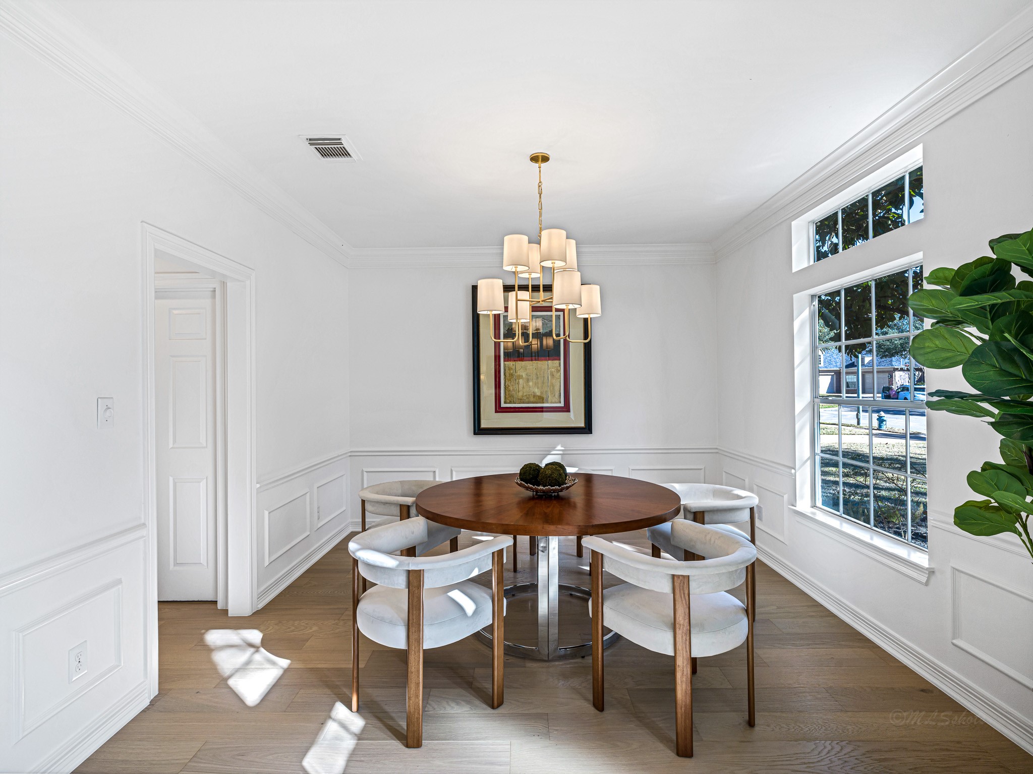 1910 Landon Point Circle Katy, TX 77450 - Photo 9 of 37 To your right is the formal dining room with lots of natural light, enhanced molding, fresh paint and continuous flooring...