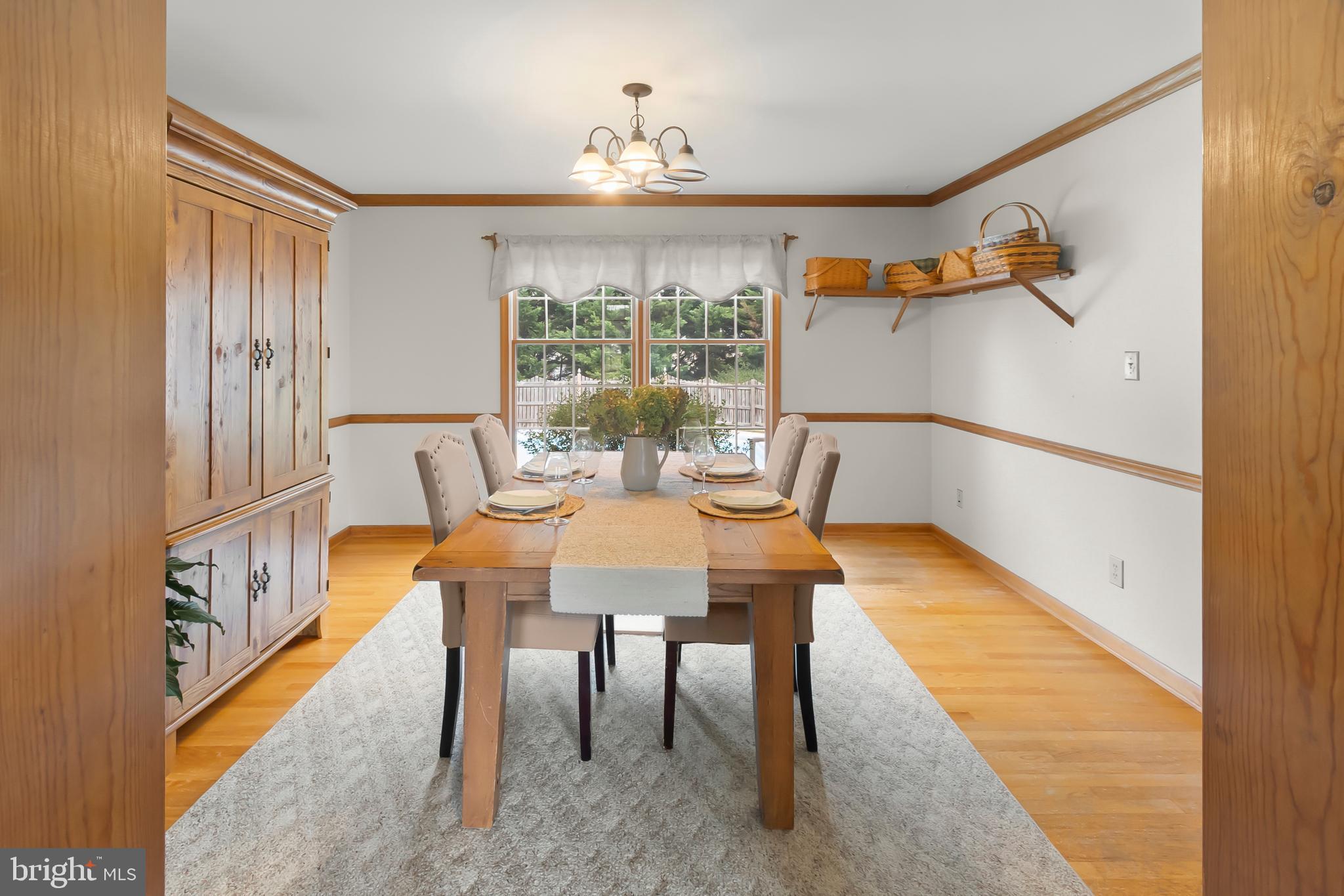 8 Wortham Court Bear, DE 19701 - Photo 12 of 71 a view of a dining room with furniture window and wooden floor