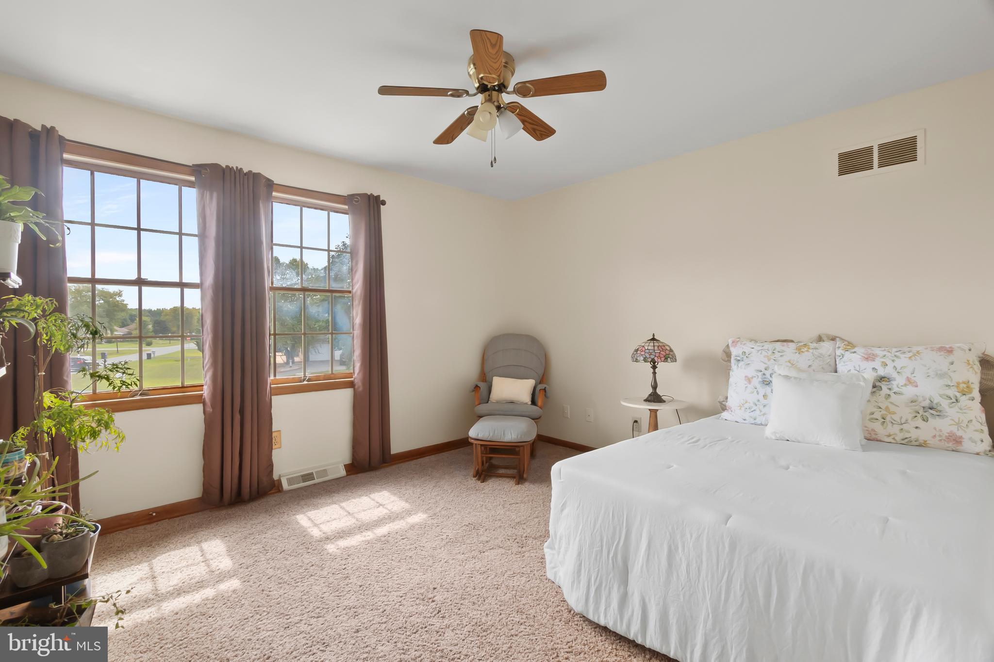 8 Wortham Court Bear, DE 19701 - Photo 38 of 71 a bedroom with a balcony bed and two large window