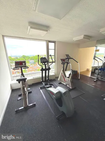 a view of a livingroom with furniture