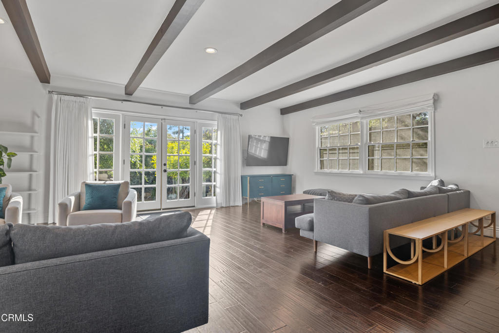 263 San Miguel Road Pasadena, CA 91105 - Photo 7 of 28 a living room with furniture and a large window