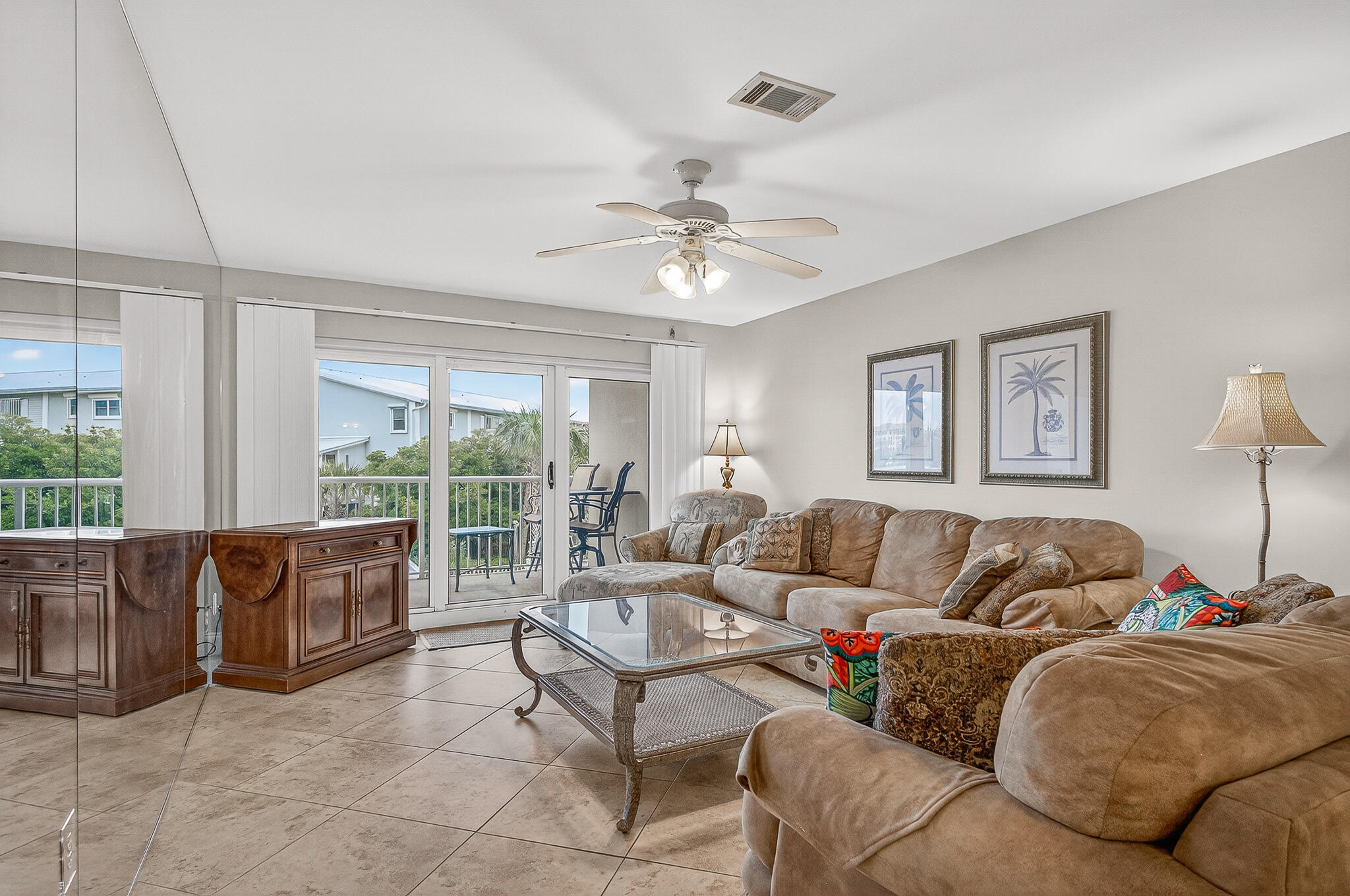 195 Durango Road, Unit 2D Destin, FL 32541 - Photo 32 of 62 a living room with furniture and a large window