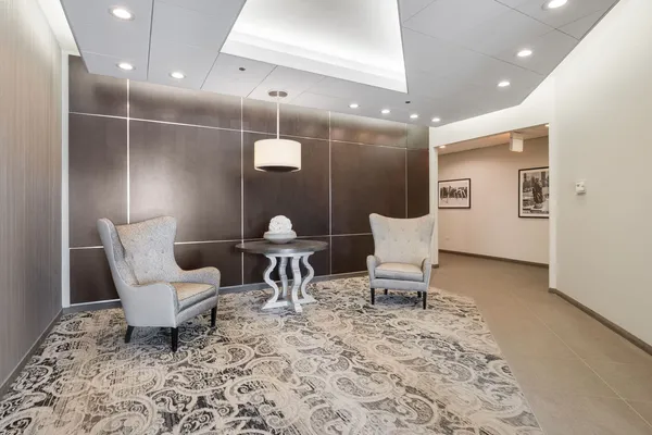 a view of a garage with a bike and car