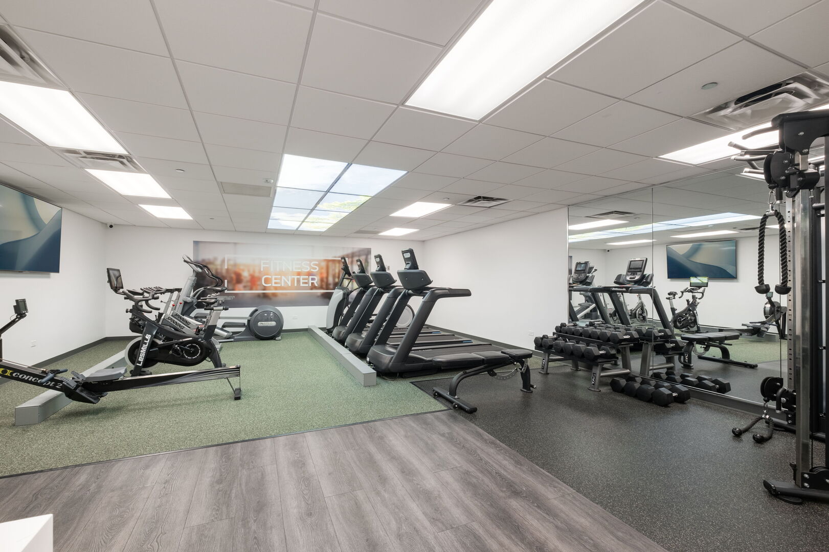 720 West Randolph Street, Unit 905 Chicago, IL 60661 - Photo 27 of 30 a view of a room with gym equipment
