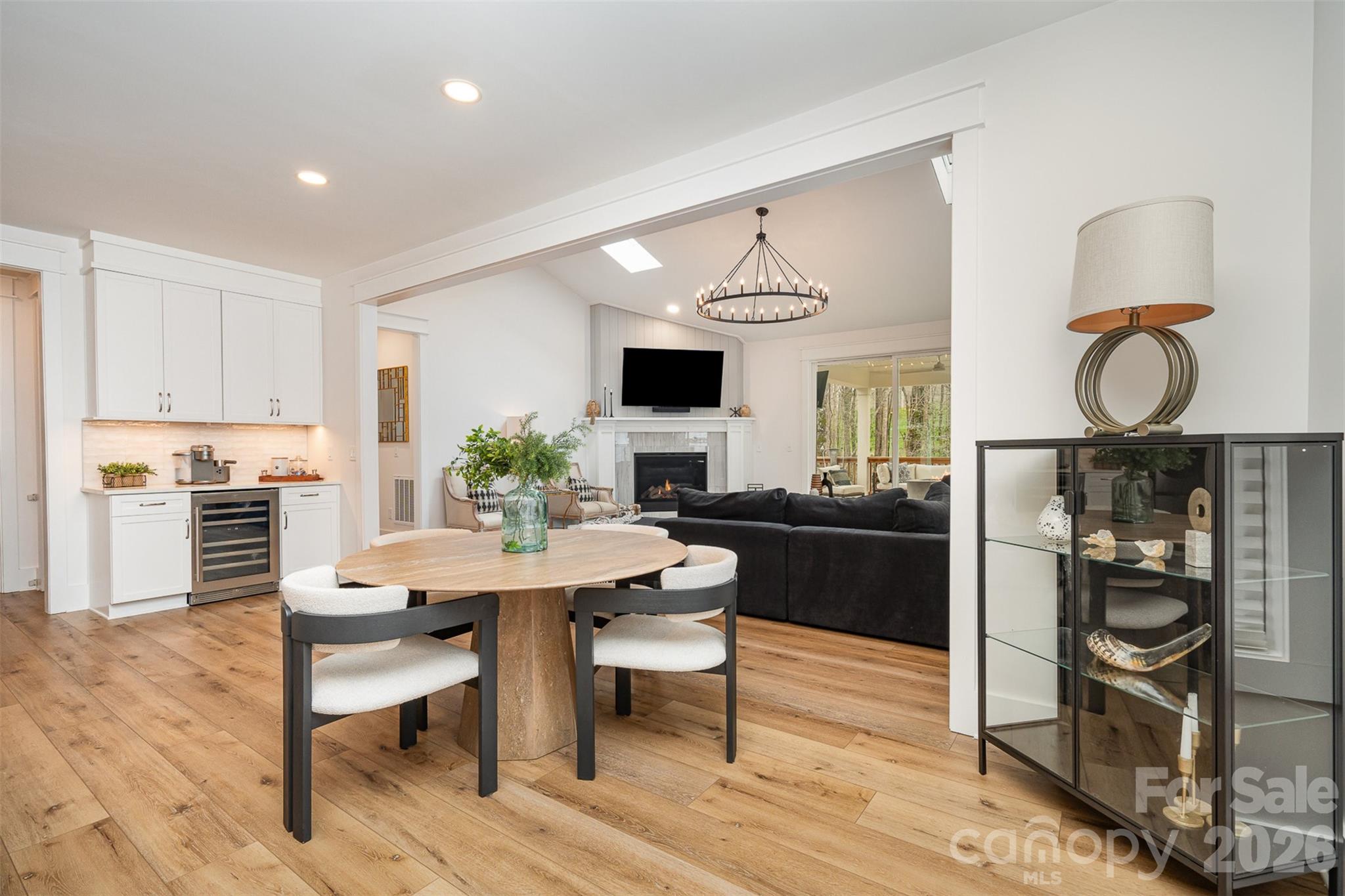 4125 Spring Street Charlotte, NC 28270 - Photo 13 of 37 a view of kitchen with cabinets and wooden floor
