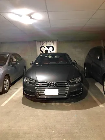 a car parked in a parking
