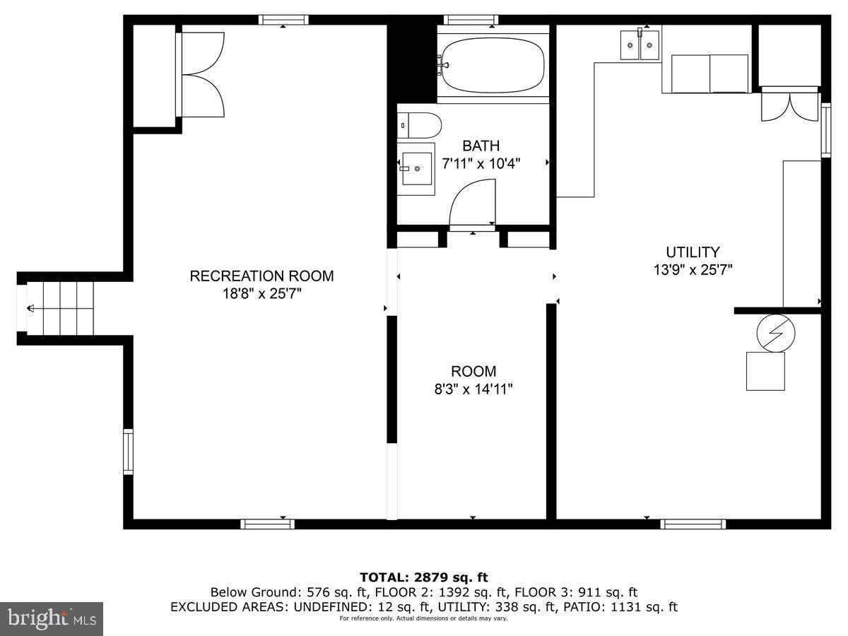 900 Rosemont Avenue Frederick, MD 21701 - Photo 61 of 62 Basement floor plan
