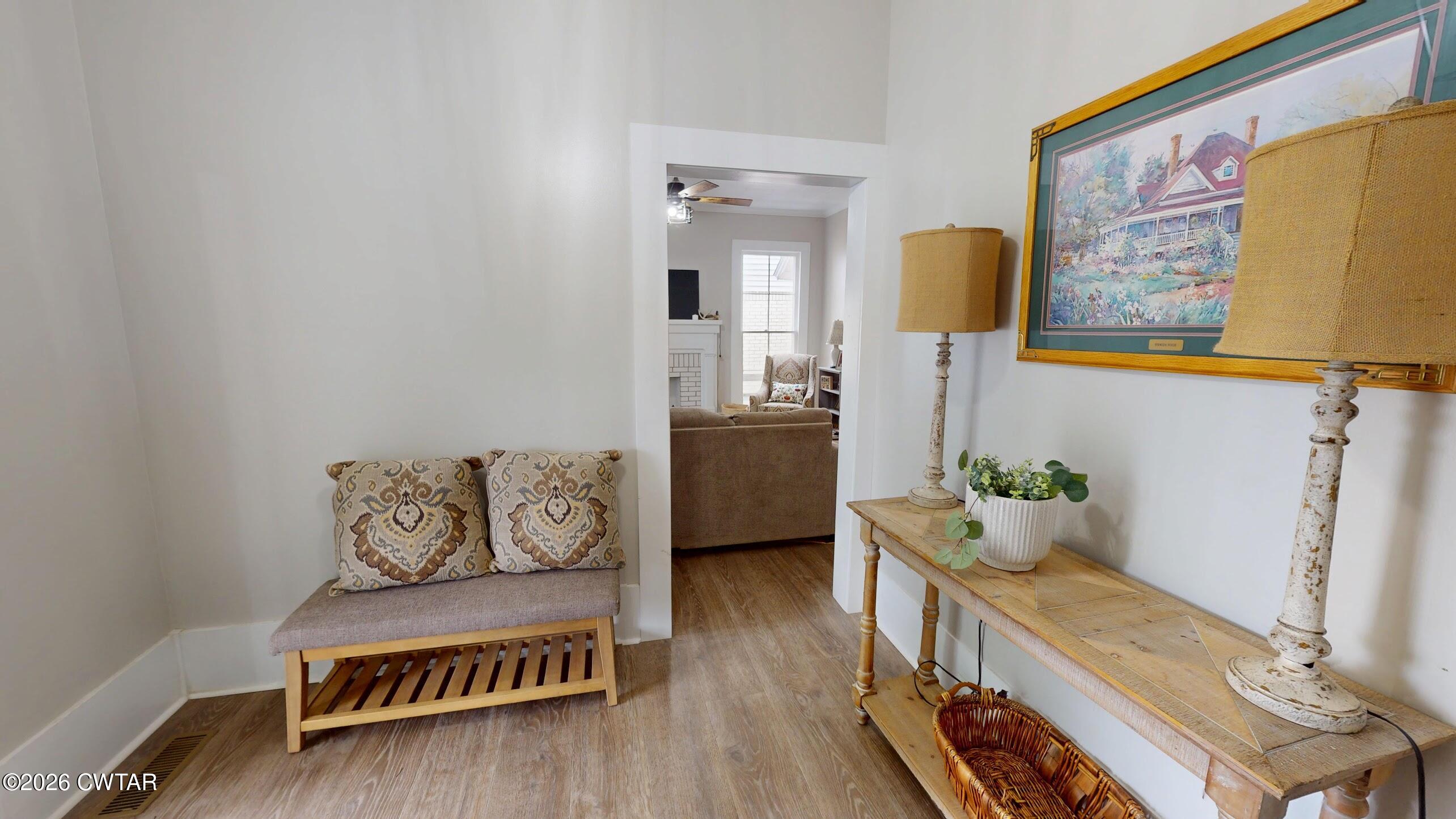2800 Locust Grove Road Newbern, TN 38059 - Photo 7 of 46 a living room with furniture and wooden floor