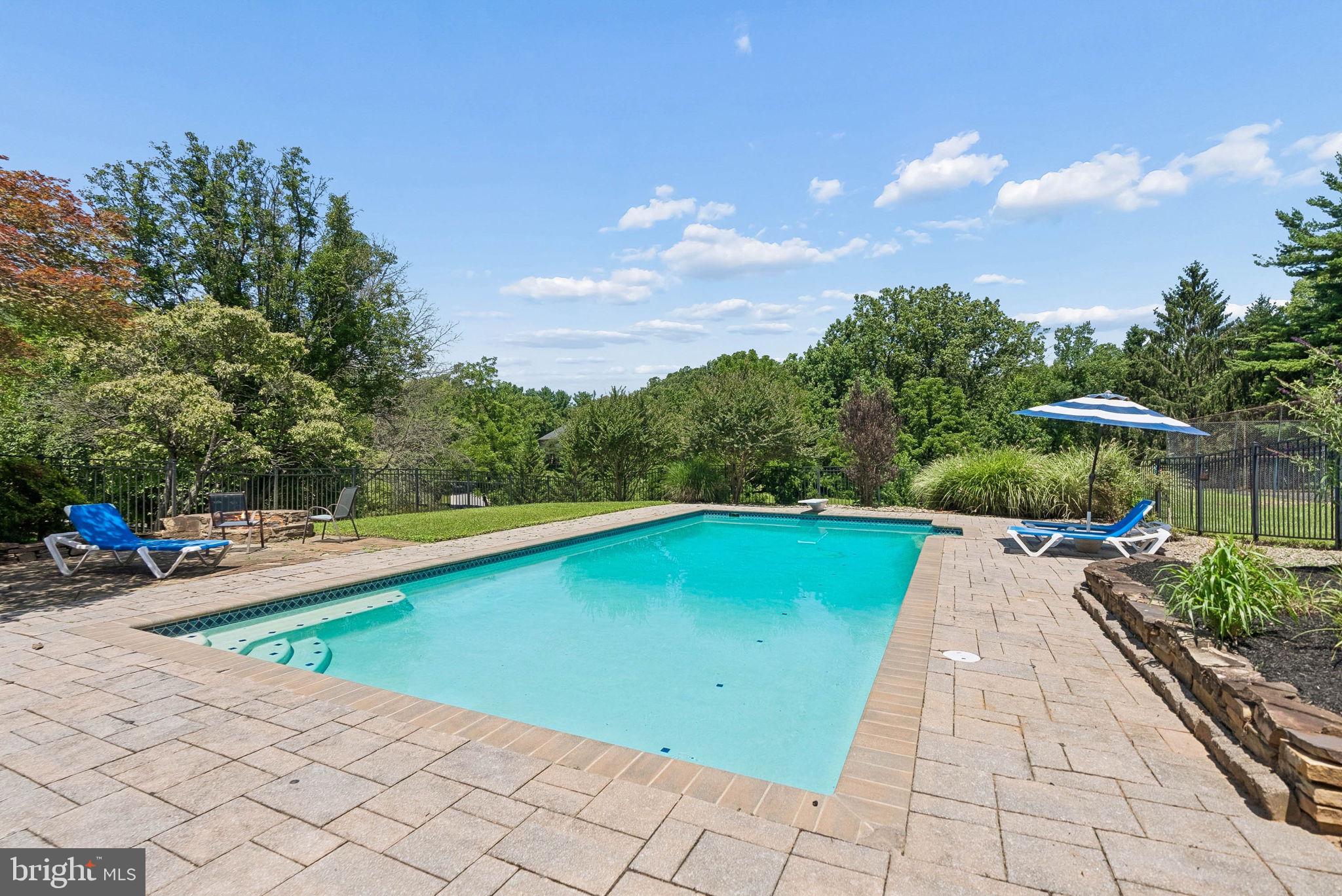 13021 Gent Road Reisterstown, MD 21136 - Photo 18 of 42 Serene backyard oasis with pool.