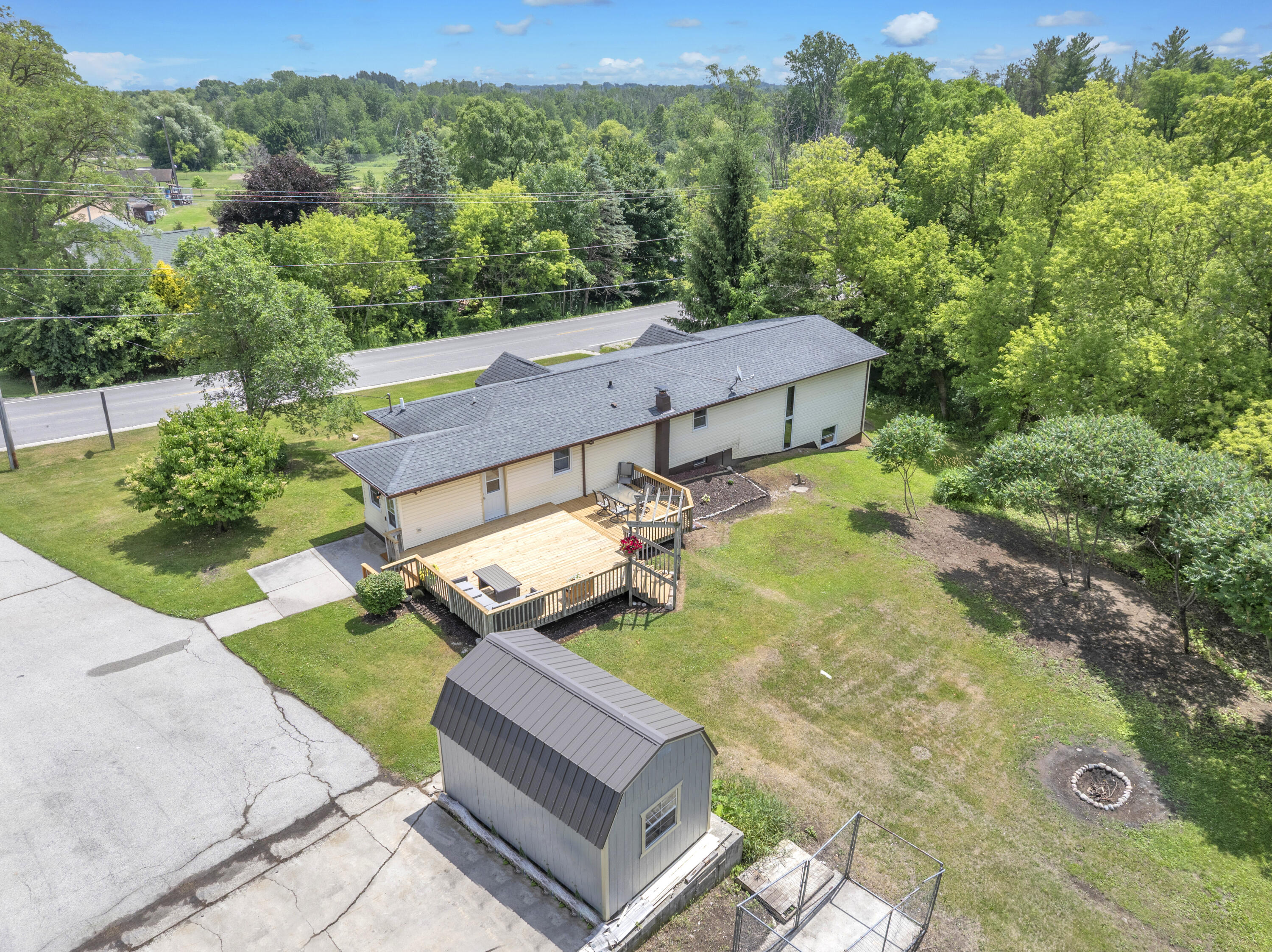 200 Lake Street Cascade, WI 53011 - Photo 26 of 36 Backyard Aerial