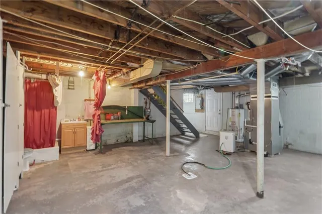 a view of a storage room