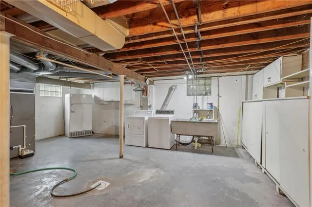 a view of a storage room