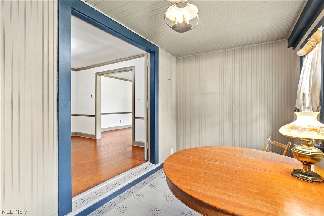 1920 Grafton Road Elyria, OH 44035 - Photo 9 of 35 Hand-painted wood floors in the office area