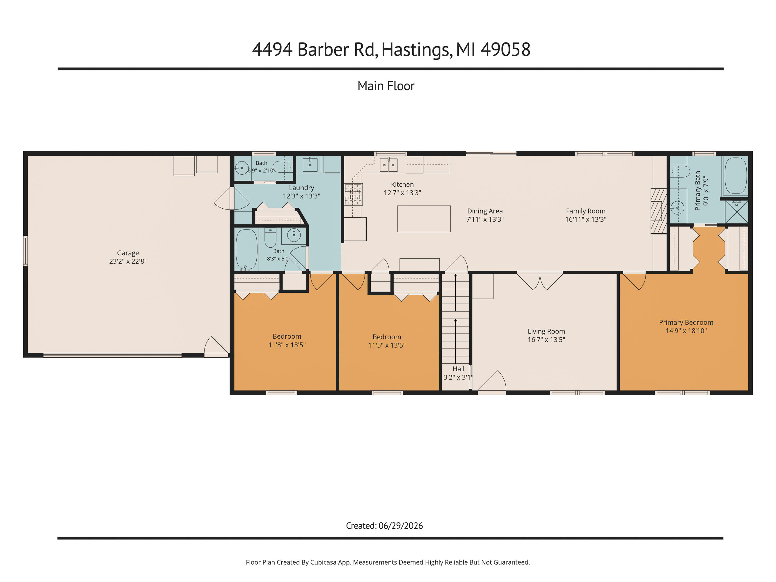 4494 Barber Road Hastings, MI 49058 - Photo 70 of 71 1-4494 Barber Rd Floorplan-2