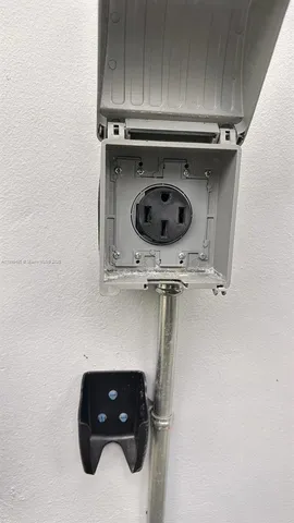 a close view of water heater in kitchen