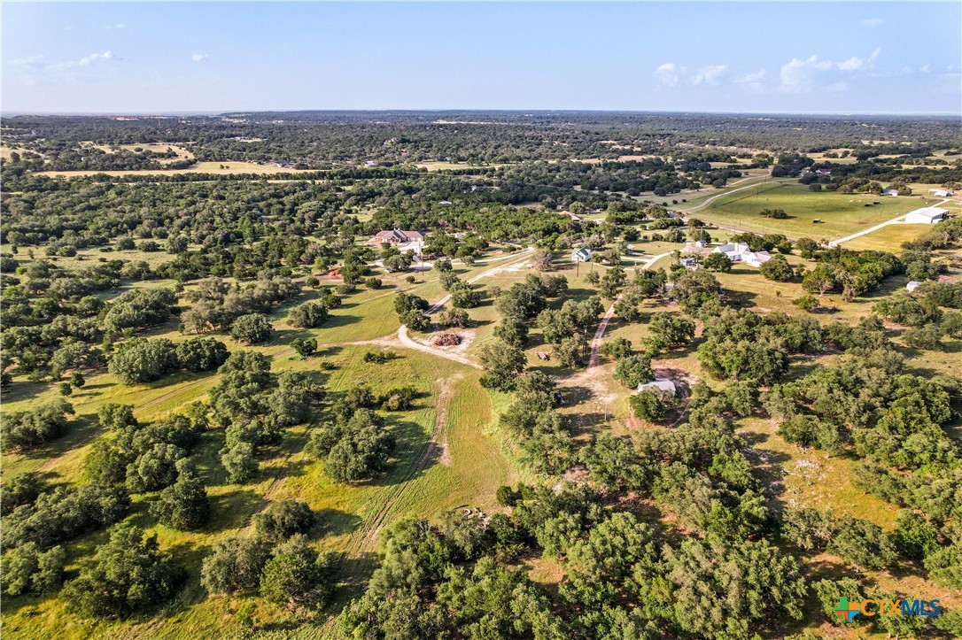 13471 Cedar Valley Road Salado, TX 76571 - Photo 37 of 39 an aerial view of residential houses with outdoor space and ocean view