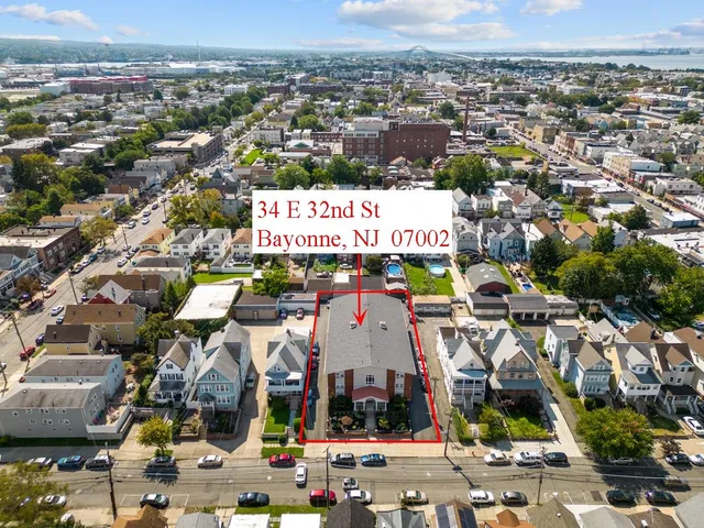 a view of car parked in front of building