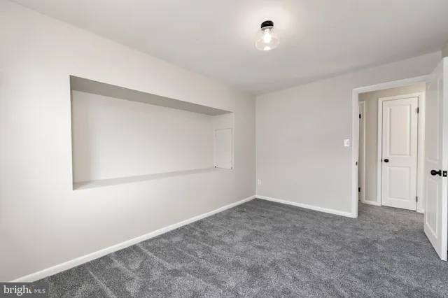 a view of an empty room