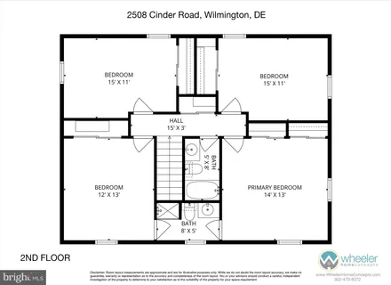 $485,000 | 2508 Cinder Road, Wilmington, DE 19810