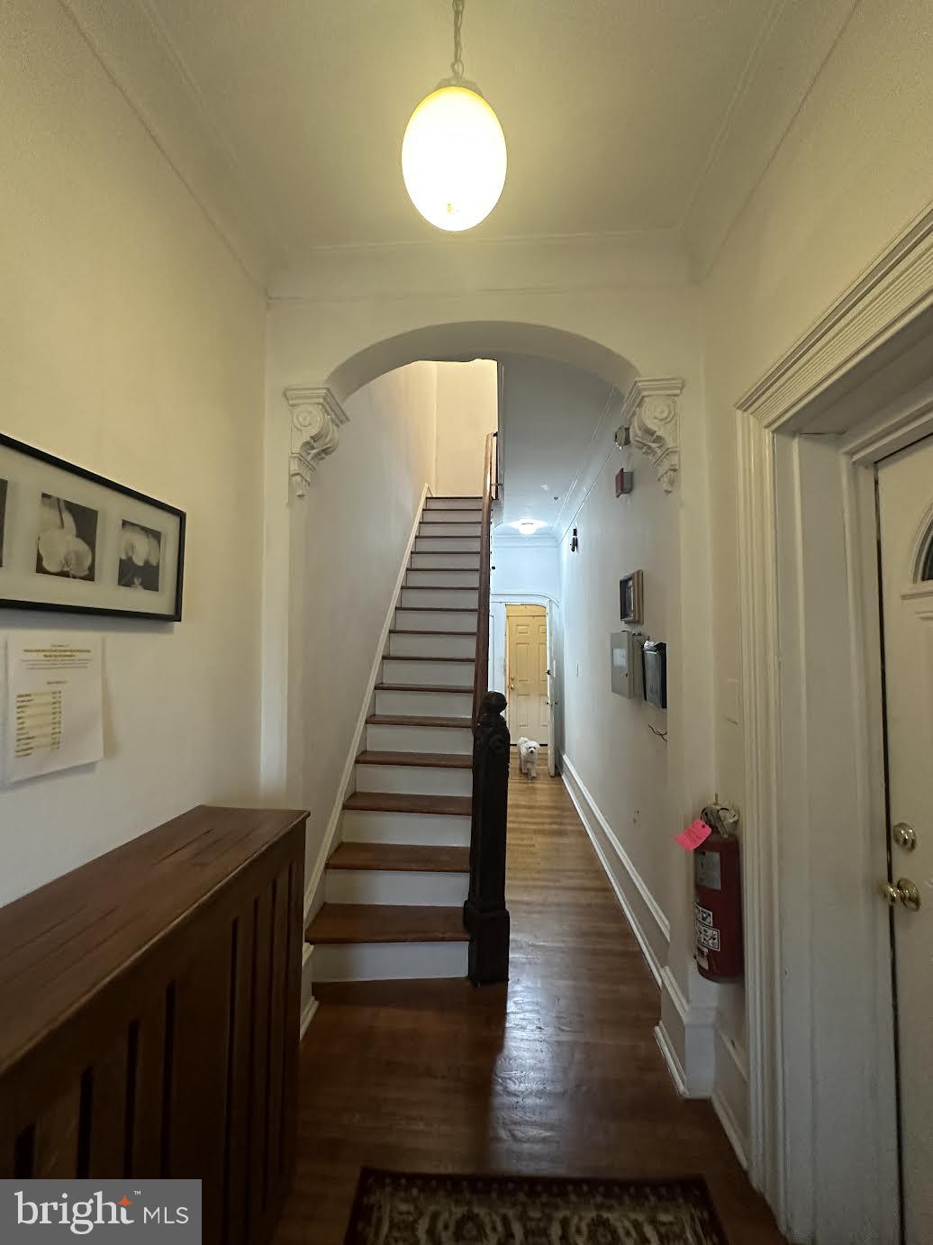 129 Sumac Street Philadelphia, PA 19128 - Photo 35 of 111 Staircase to Second Floor and 1F Entrance