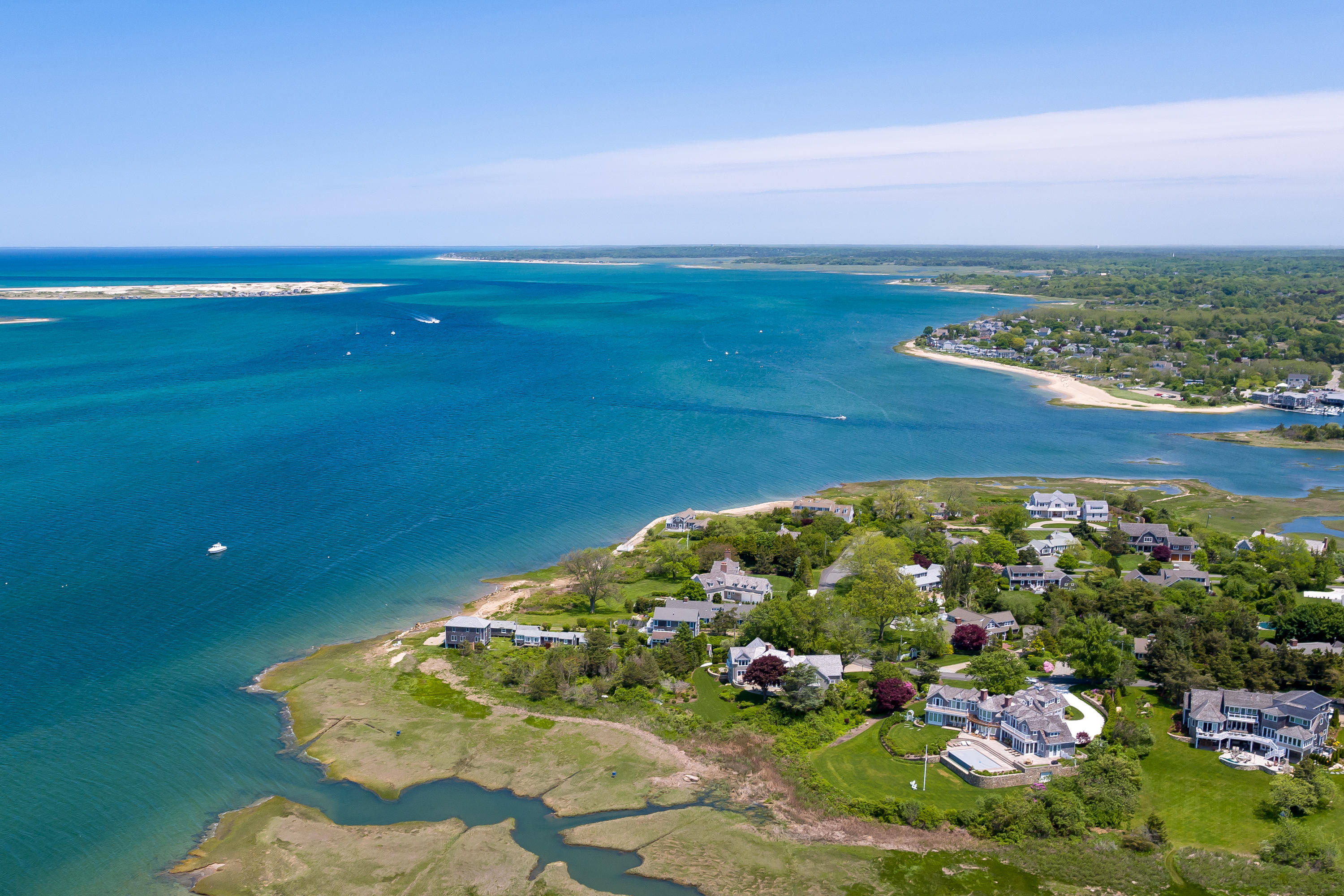 85 Salten Point Road Barnstable, MA 02630 - Photo 33 of 34 a view of a lake with a city