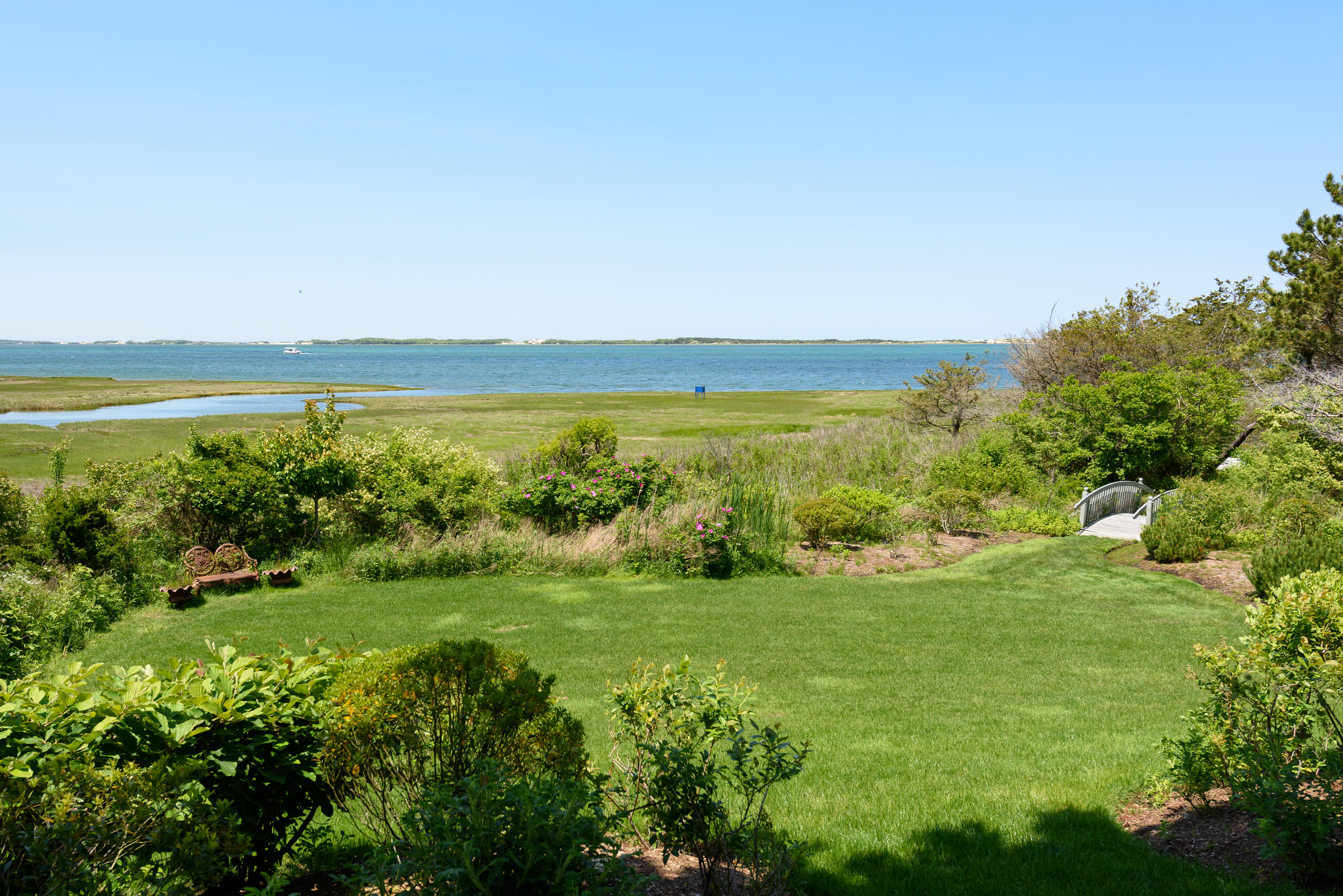 85 Salten Point Road Barnstable, MA 02630 - Photo 5 of 34 a view of an ocean and a mountain