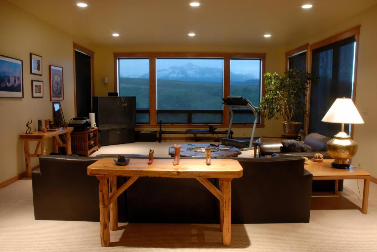 3315 Last Dollar Road Telluride, CO 81435 - Photo 5 of 12 a kitchen with a table chairs and a projector
