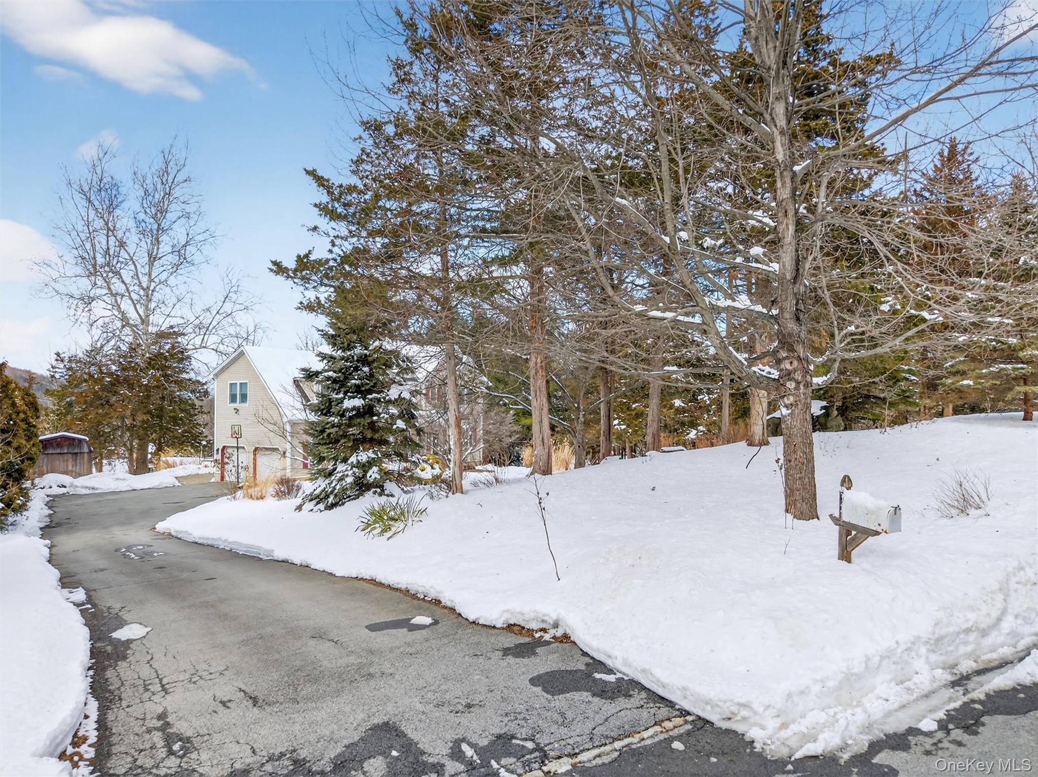 72 Coppergate Lane Warwick, NY 10990 - Photo 46 of 50 a view of a yard covered in snow