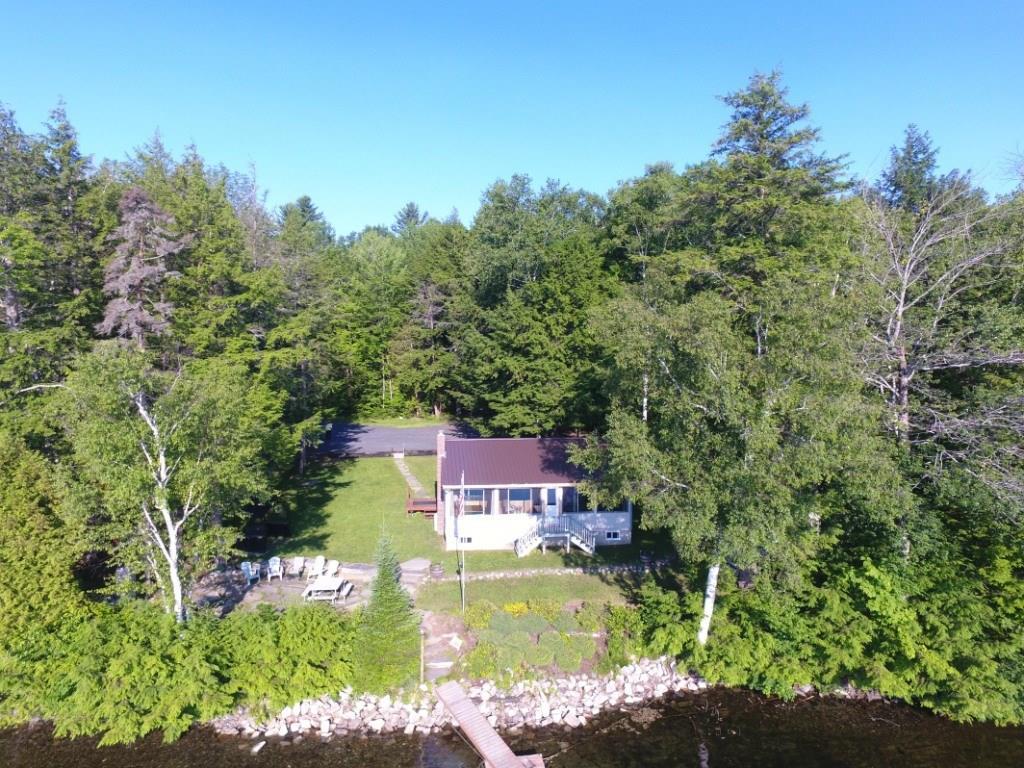 2495 Embden Pond Road Embden, ME 04958 - Photo 29 of 35 Aerial view of camp