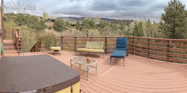 5 Marbeck Road Manitou Springs, CO 80829 - Photo 36 of 42 Composite deck with sunken hot tub!