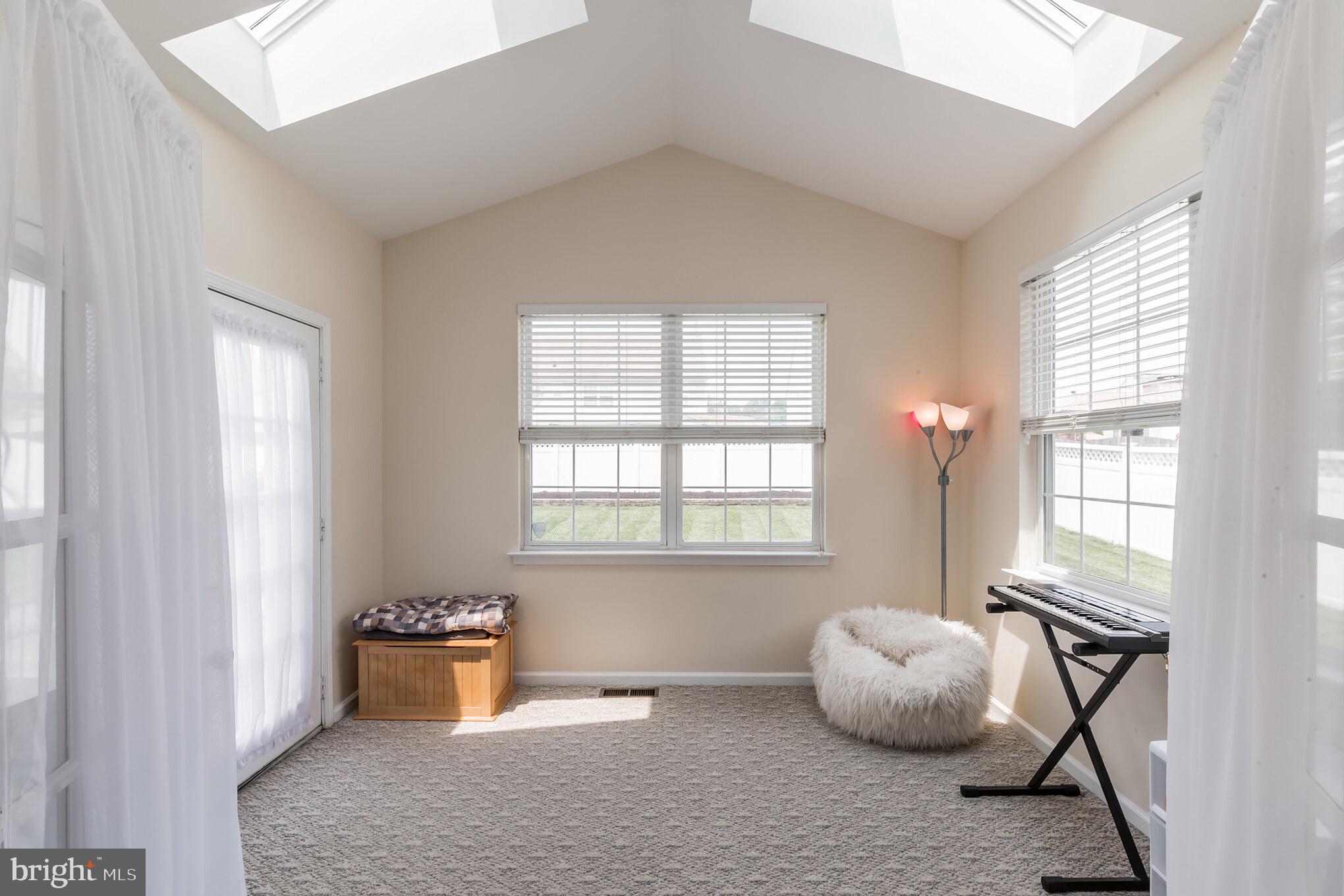 8 Lexington Park Road Sicklerville, NJ 08081 - Photo 16 of 33 Sunroom with Skylights and French doors to patio
