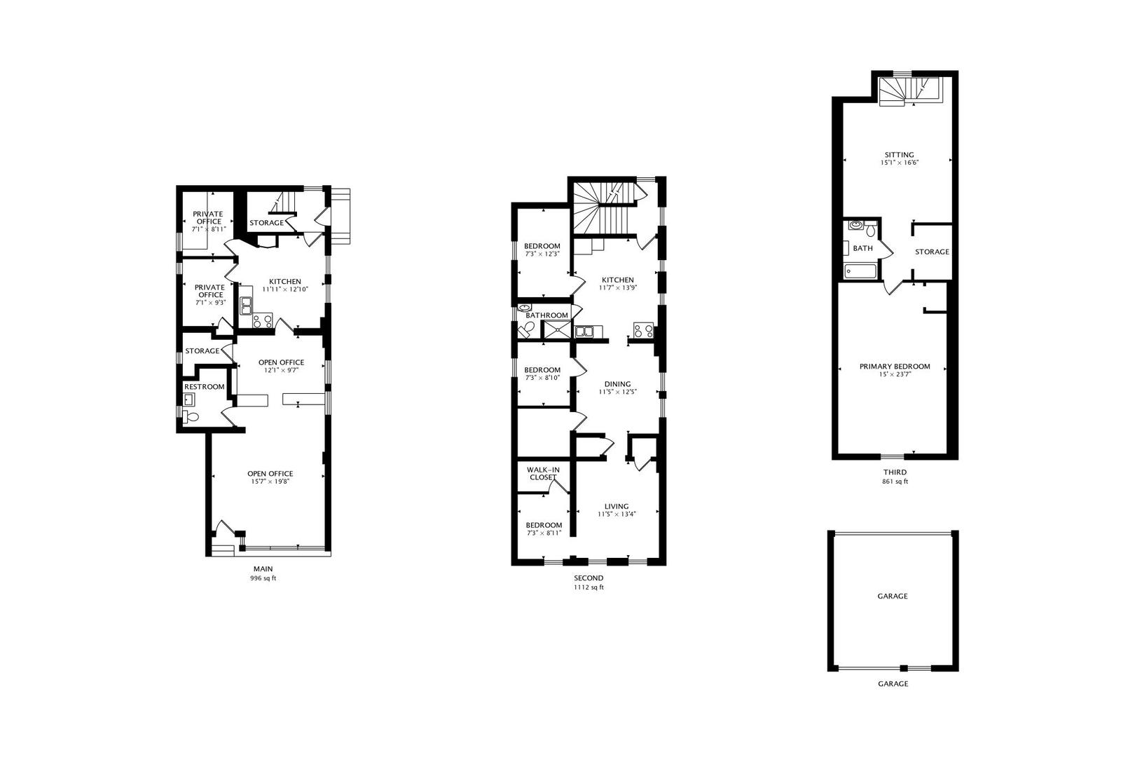 2625 South Central Park Avenue Chicago, IL 60623 - Photo 32 of 36 a picture of a floor plan
