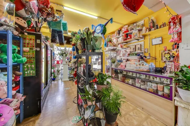 a view of a chairs in a room